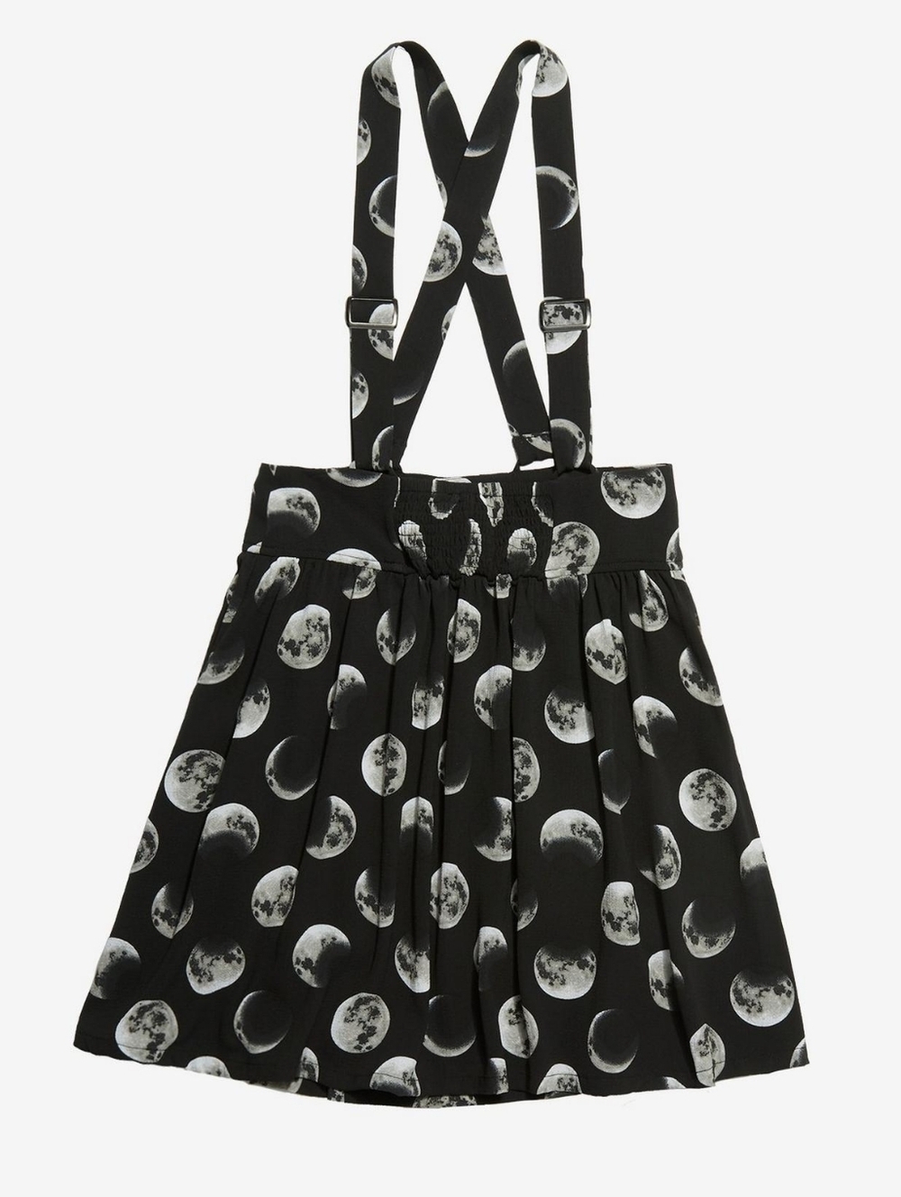 Hot Topic Moon Phase Suspender Skirt